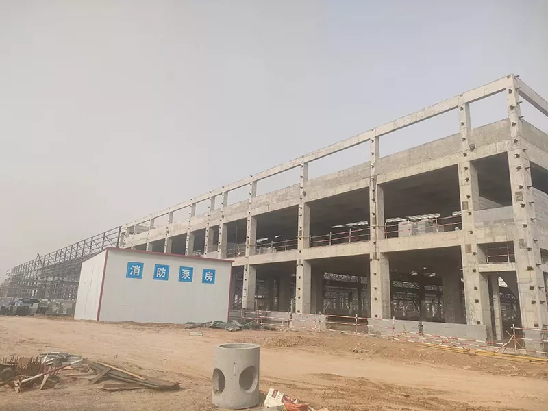 Prefab po'lat tuzilmasi Ombor binosi